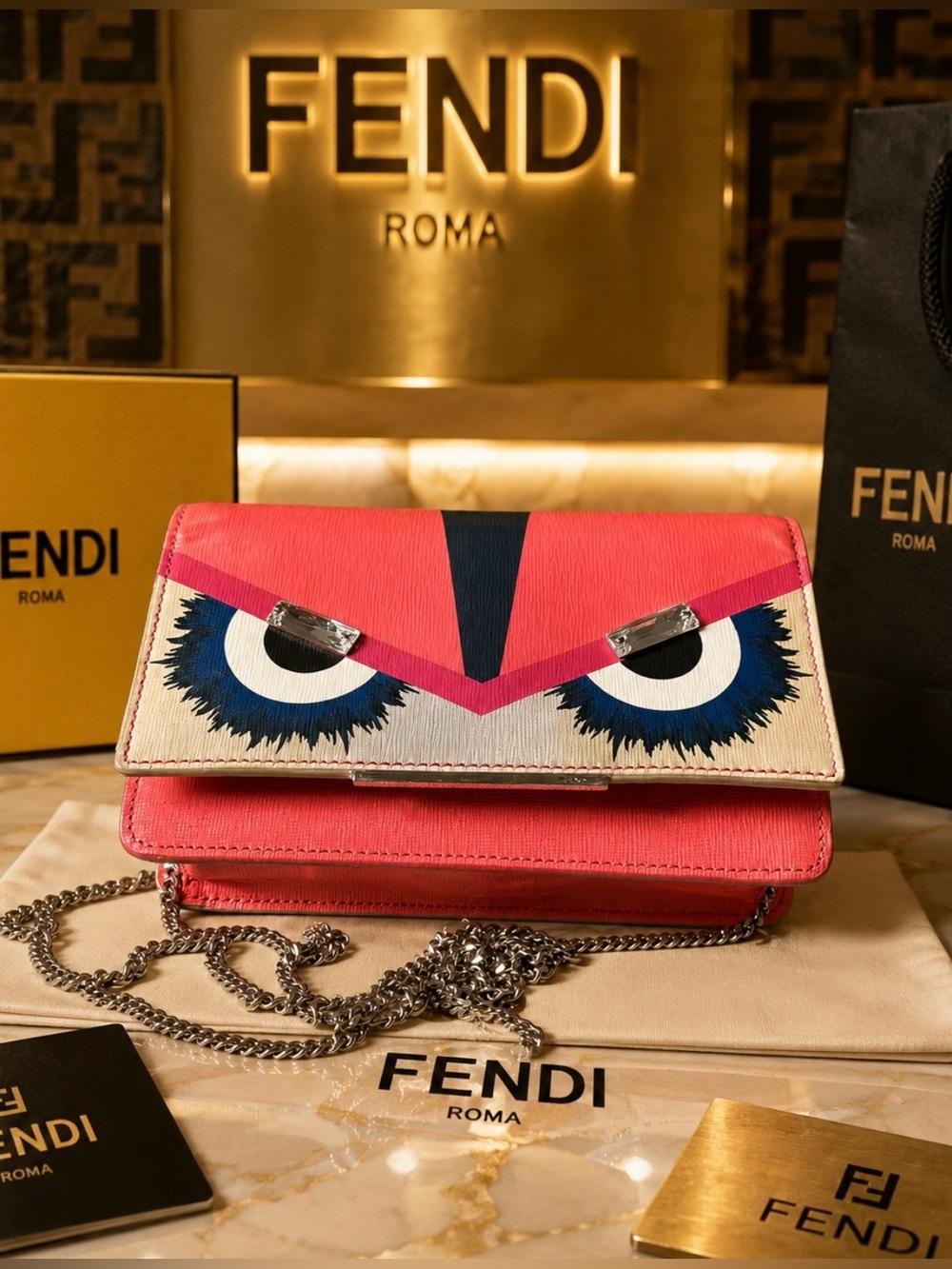 FENDI Monster Crossbody